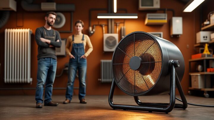 Chauffage soufflant industriel 3000W versus autres systèmes de chauffage : lequel choisir ?