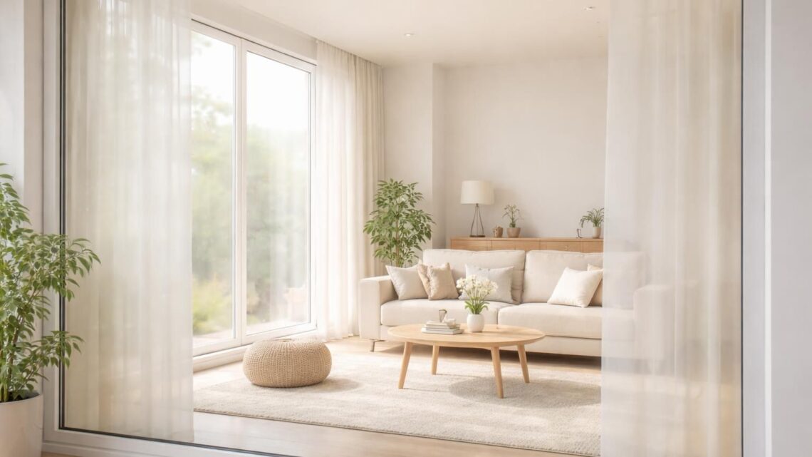 Film transparent pour fenêtre : intimité sans perdre de lumière