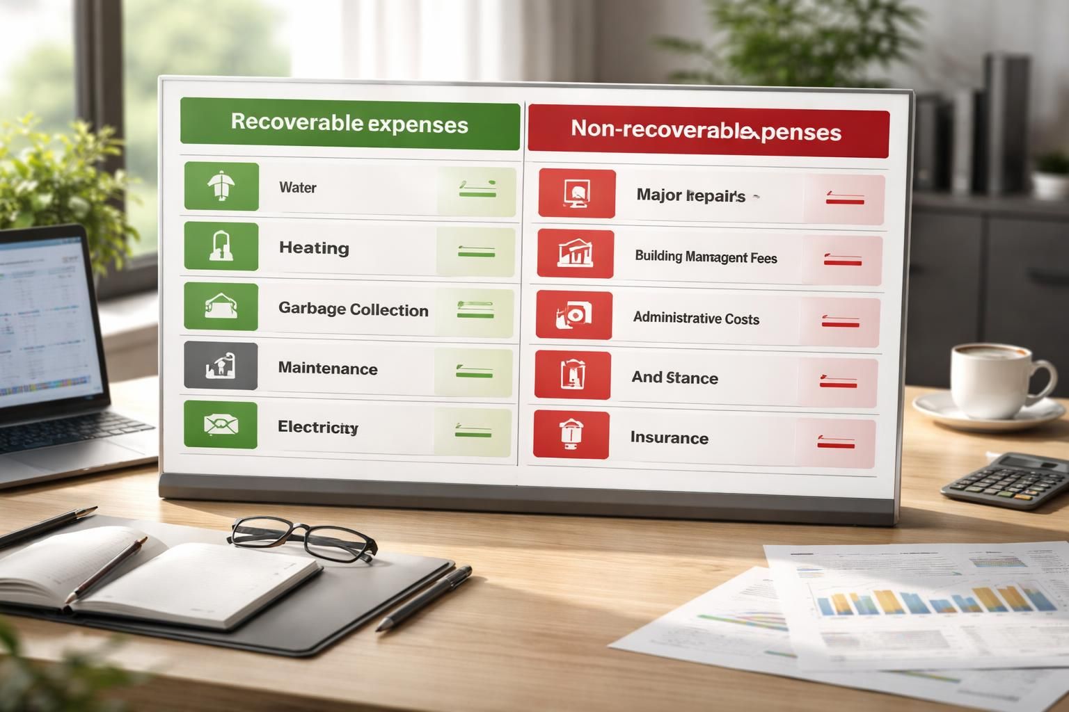 découvrez le tableau complet des charges récupérables et non récupérables en 2021, essentiel pour une gestion locative efficace et conforme à la réglementation.