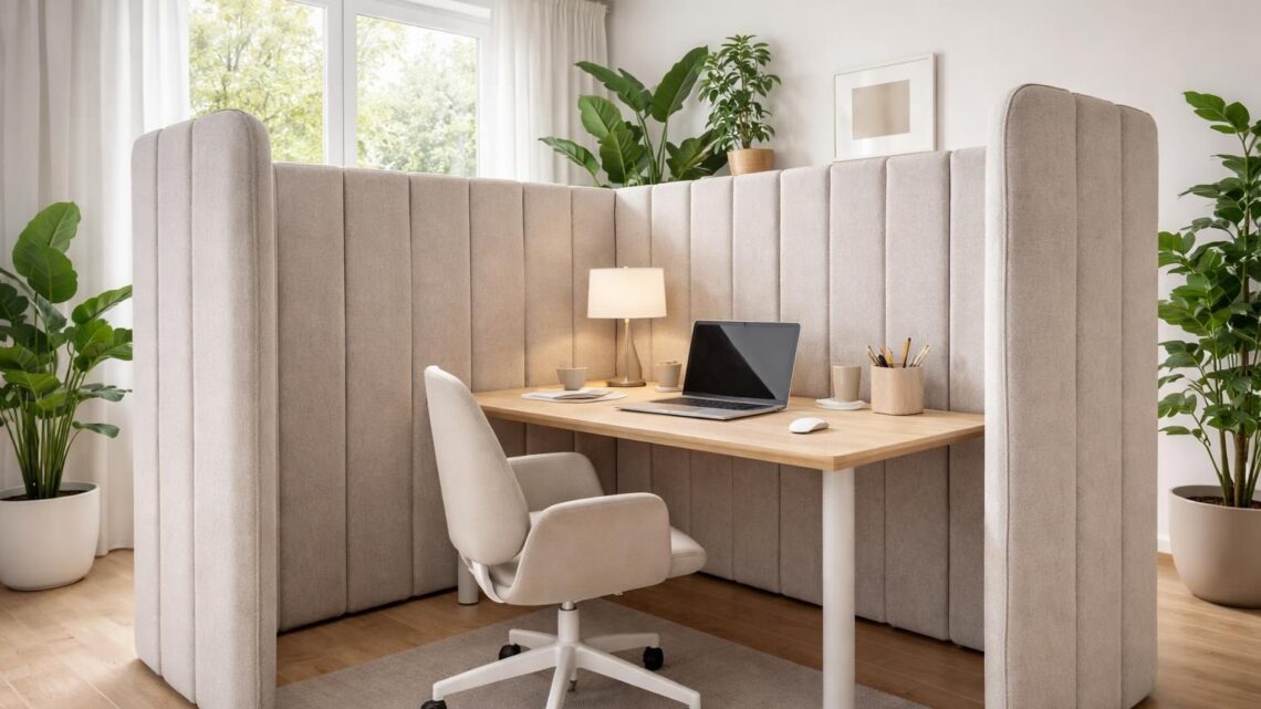 Télétravail : comment installer des parois acoustiques pour un bureau calme