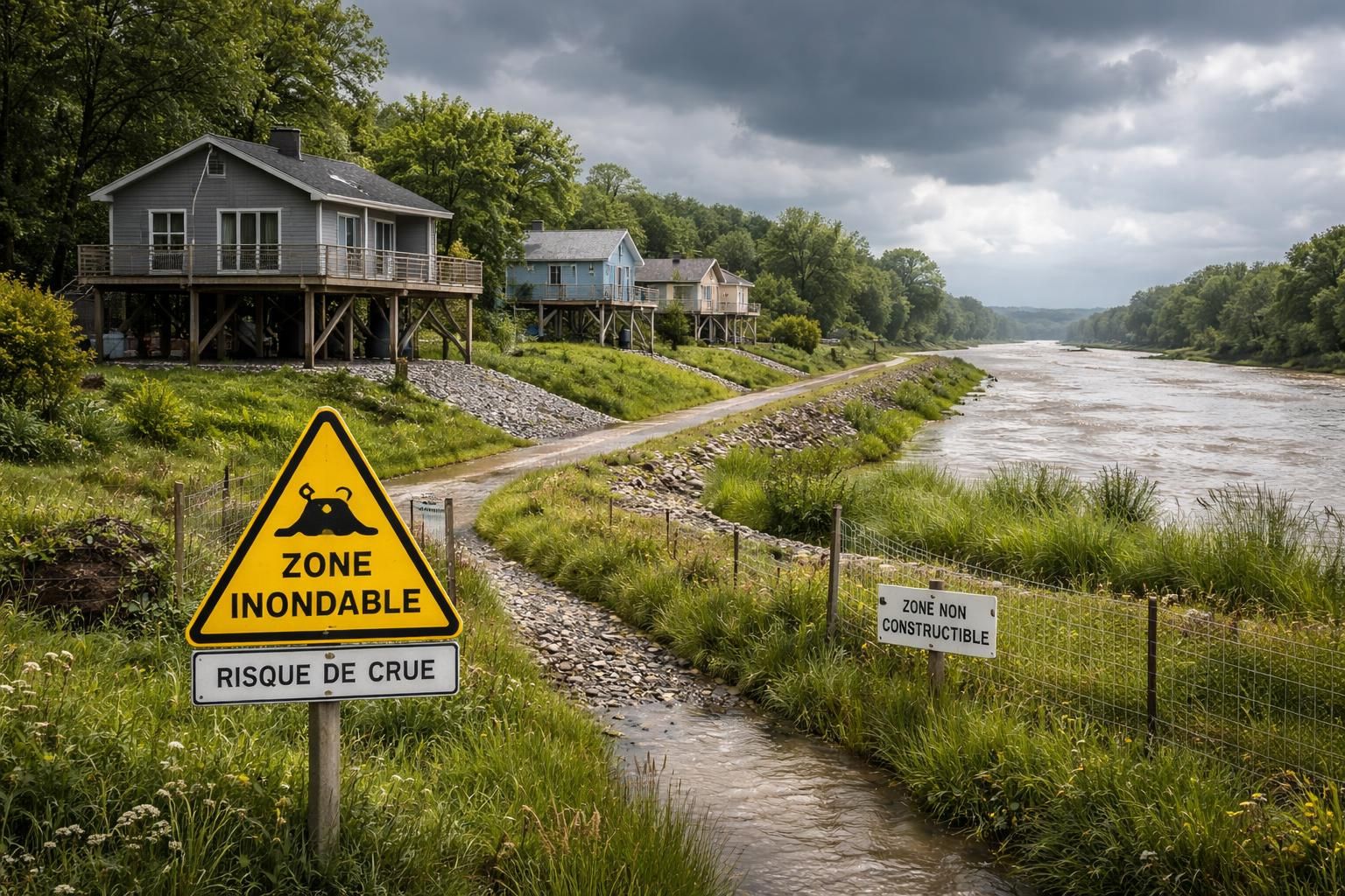 découvrez les précautions à prendre et les réglementations en vigueur pour l'achat et la construction sur un terrain en zone inondable afin de sécuriser votre projet immobilier.