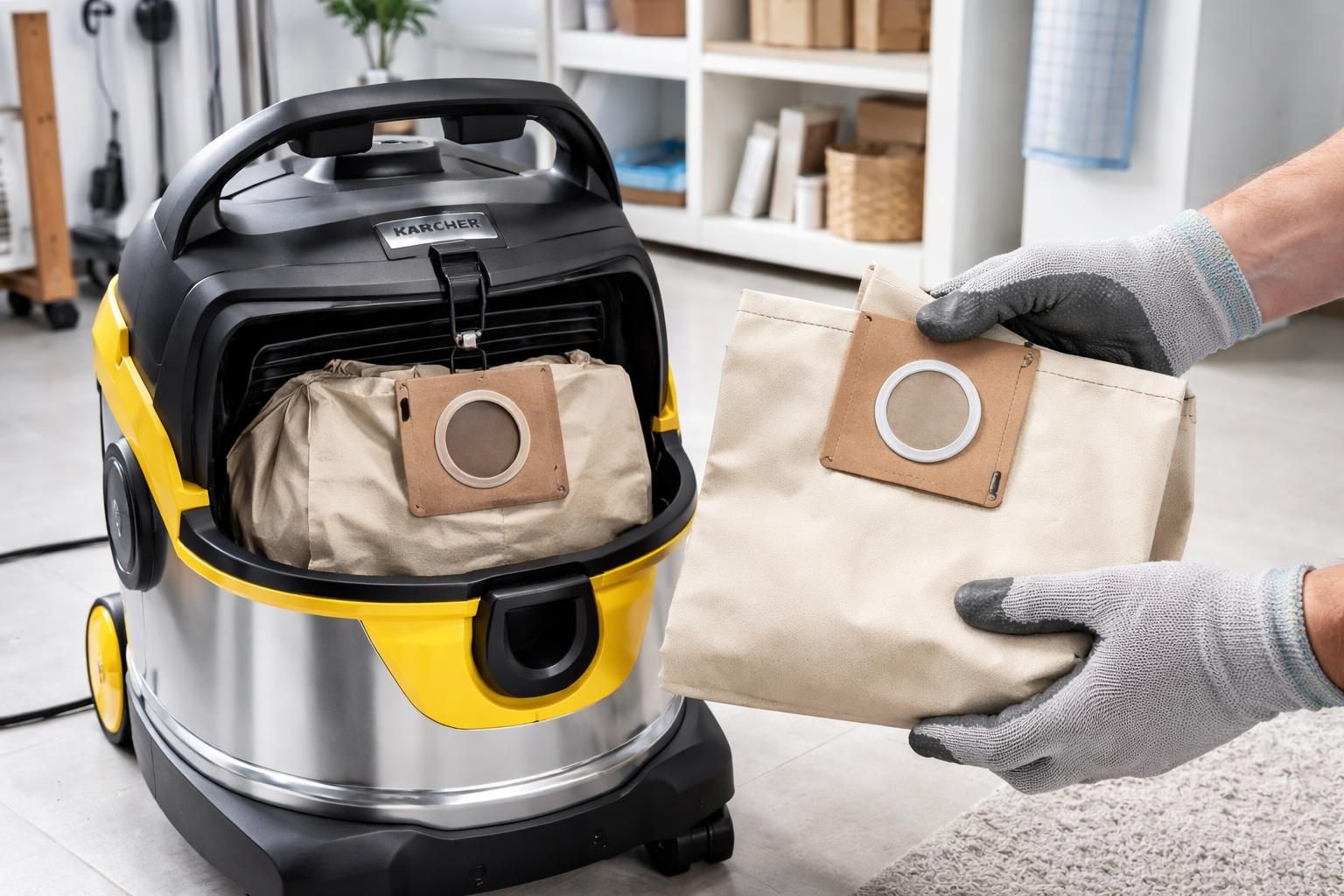 découvrez notre tutoriel étape par étape pour changer facilement le sac de votre aspirateur karcher wd3 premium et maintenir son efficacité.