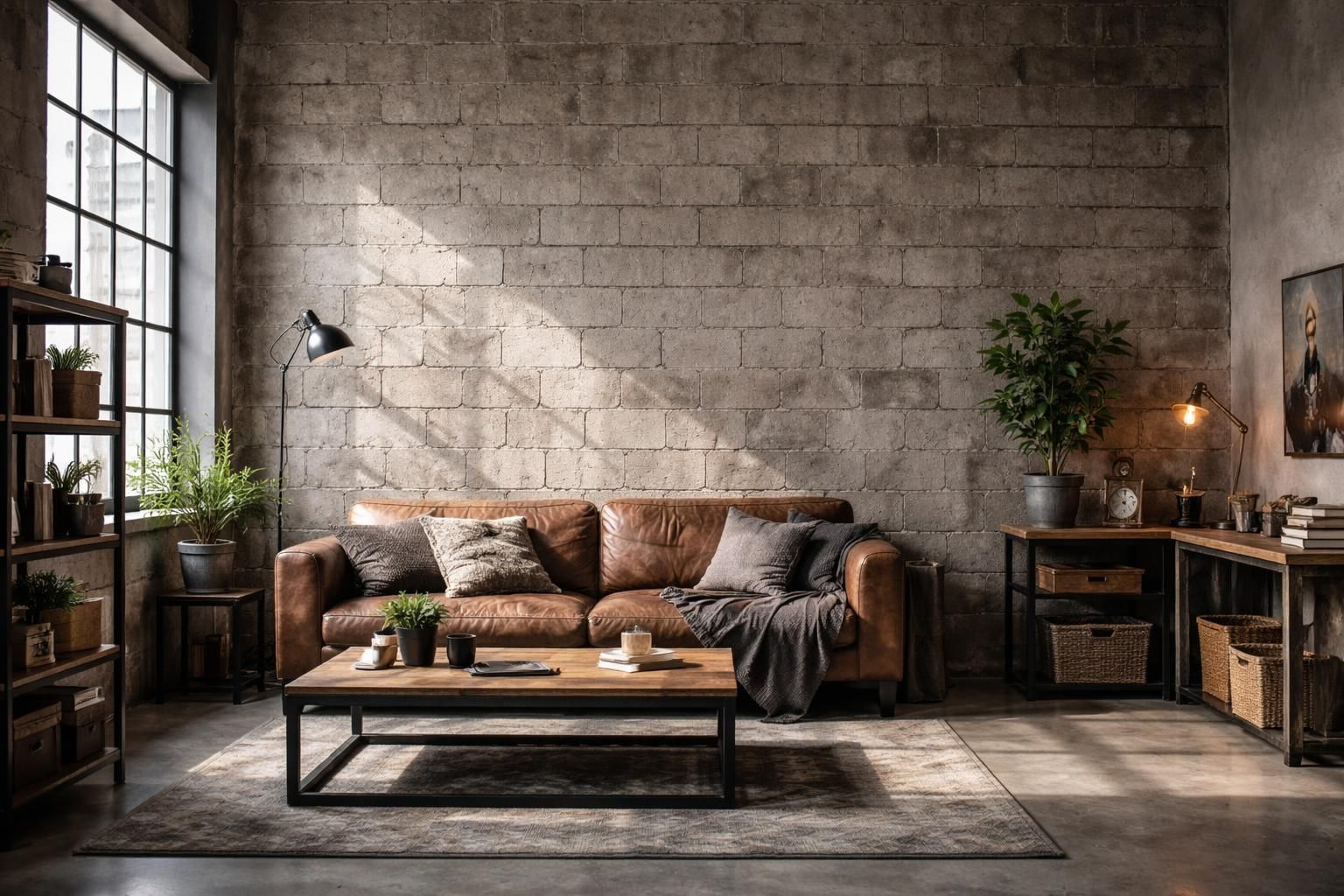 découvrez si un mur en parpaing non enduit peut créer une ambiance industrielle authentique et comment l'intégrer harmonieusement dans votre décoration intérieure.