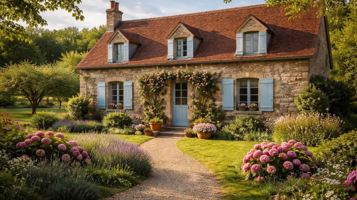 Photo de la maison de sophie davant en normandie