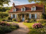 découvrez la photo de la maison de sophie davant en normandie, un charmant domicile alliant authenticité et beauté naturelle.