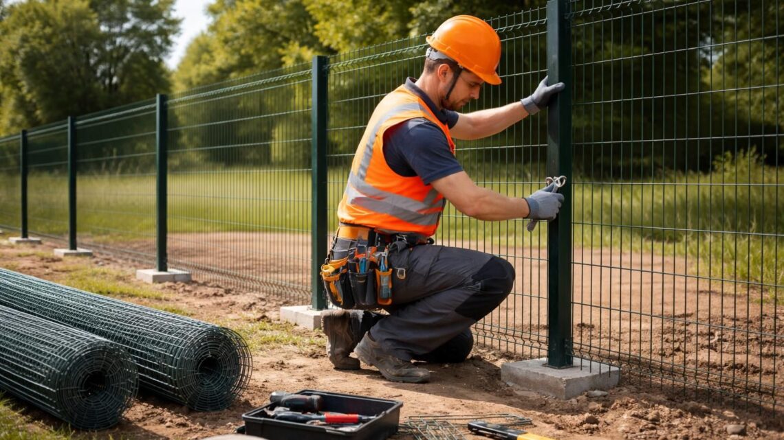 Pose de grillage rigide : ce qu’il faut savoir