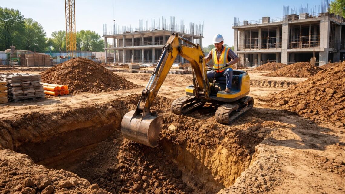 Pourquoi décaisser le sol est essentiel dans vos travaux de construction