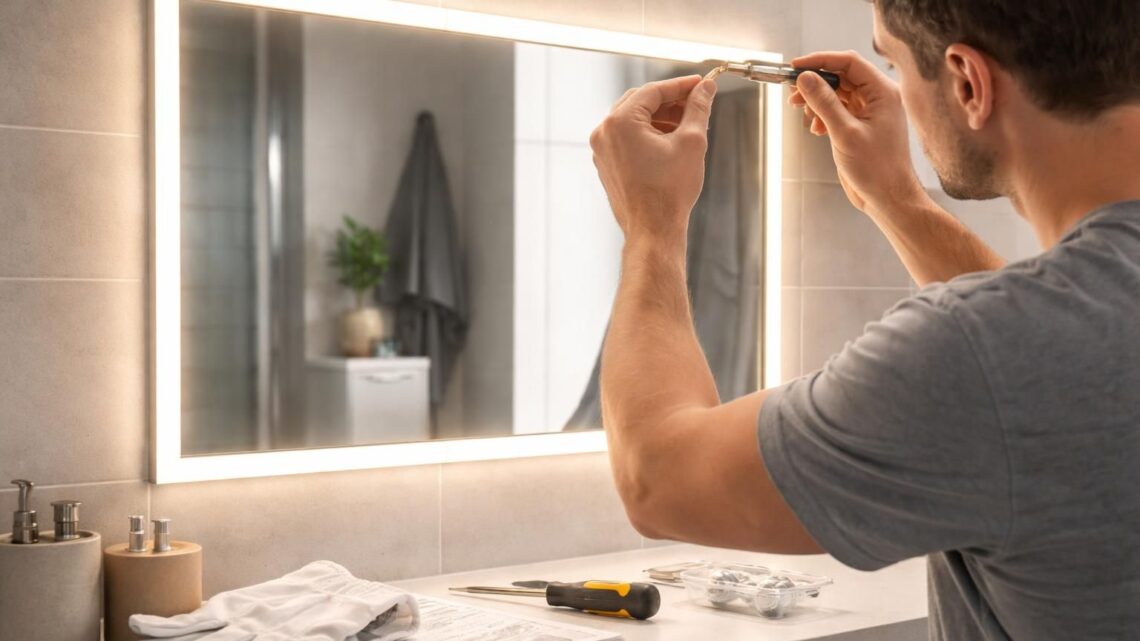 Pourquoi et comment changer un led de miroir de la salle de bain efficacement