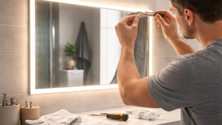 Pourquoi et comment changer un led de miroir de la salle de bain efficacement