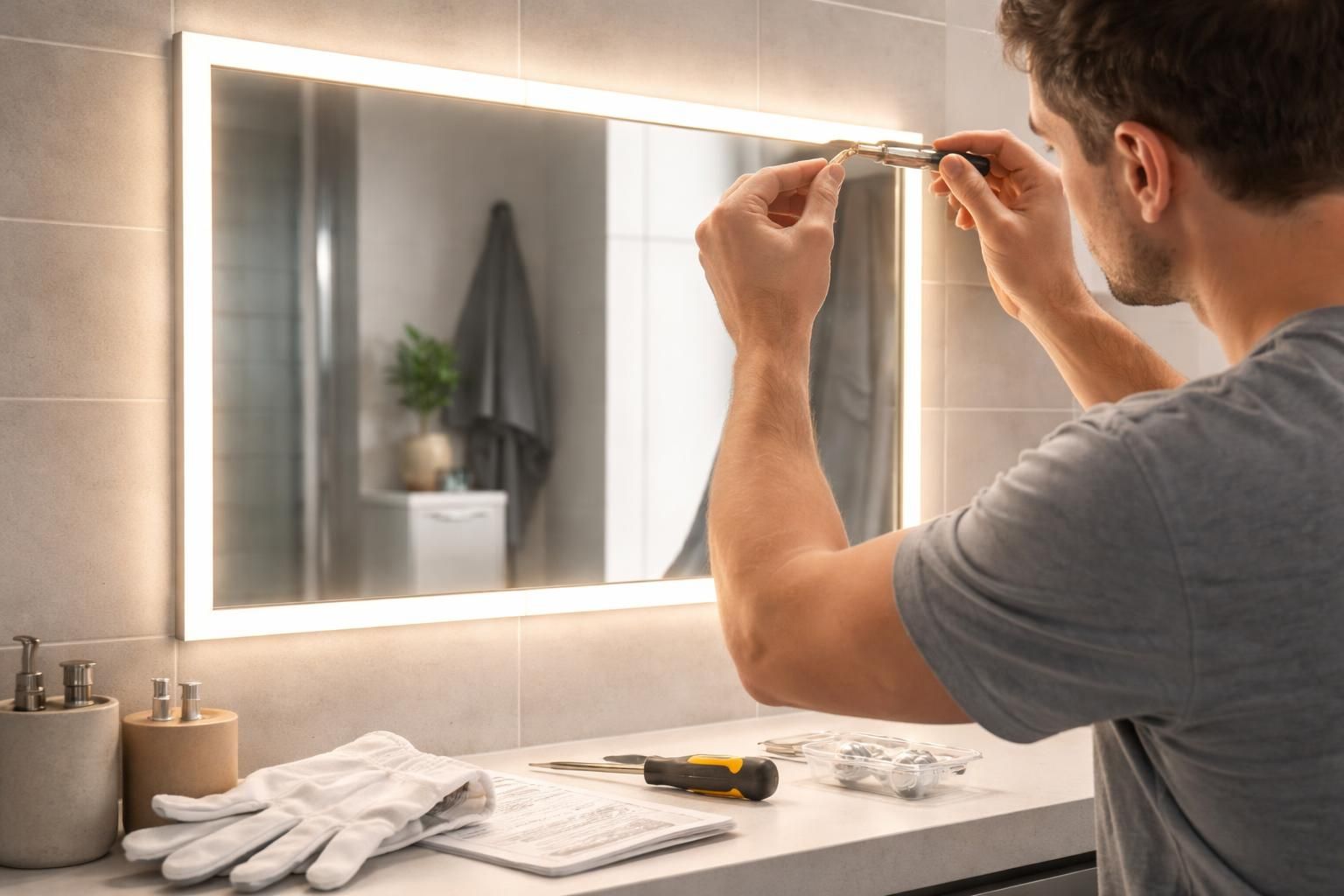 Changer Led Miroir Salle De Bain