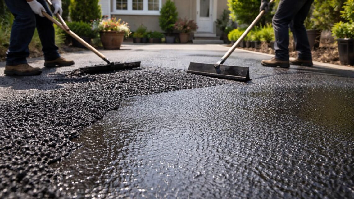 Quel est le prix du goudronnage au m2 pour une cour de maison ?