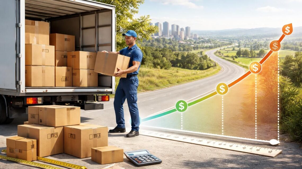 Quel est le prix moyen d&rsquo;un déménagement au m3 selon la distance ?