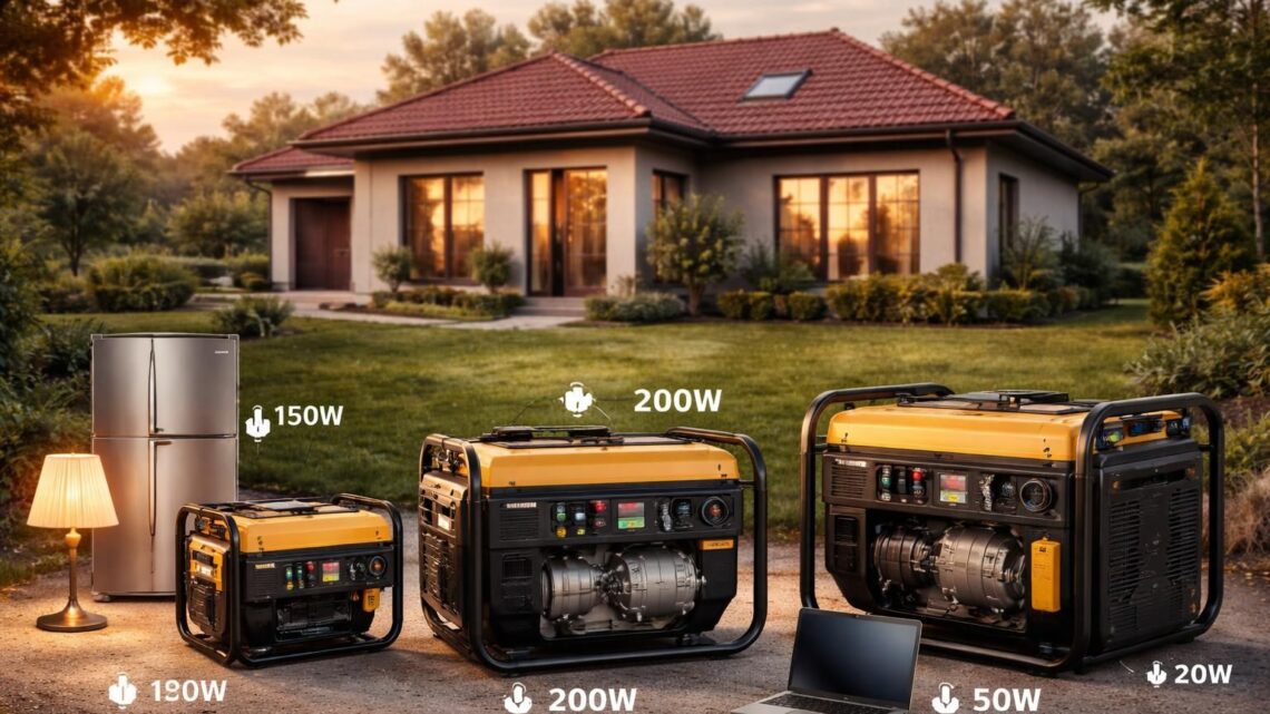 Quelle puissance de groupe électrogène choisir pour une maison ?