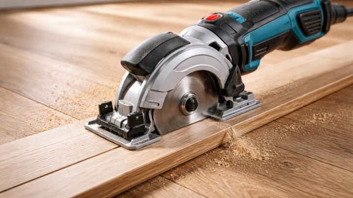 Mini scie circulaire : la solution parfaite pour couper votre parquet
