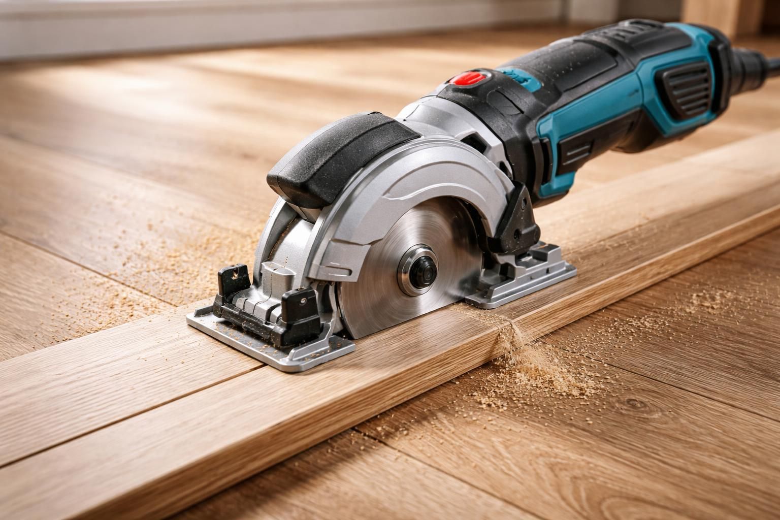 découvrez la mini scie circulaire, l'outil idéal pour couper votre parquet avec précision et facilité. parfaite pour des découpes nettes et rapides, elle simplifie tous vos projets de rénovation.