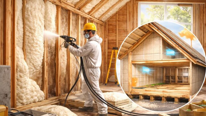 Mousse isolante : pour quels travaux et quelles performances