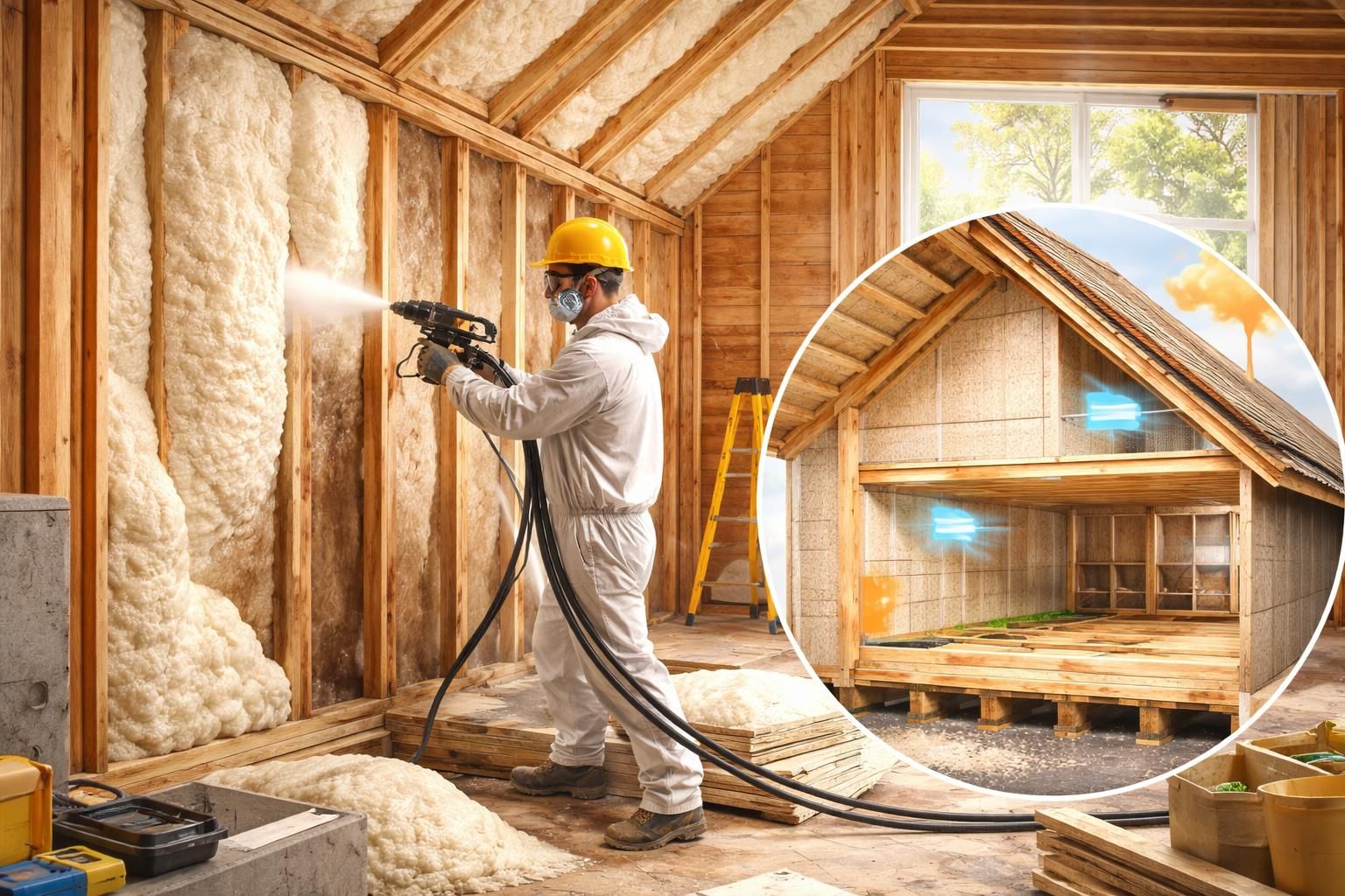 découvrez les applications de la mousse isolante, ses performances thermiques et acoustiques, ainsi que les travaux pour lesquels elle est idéale afin d'améliorer l'efficacité énergétique de votre habitat.