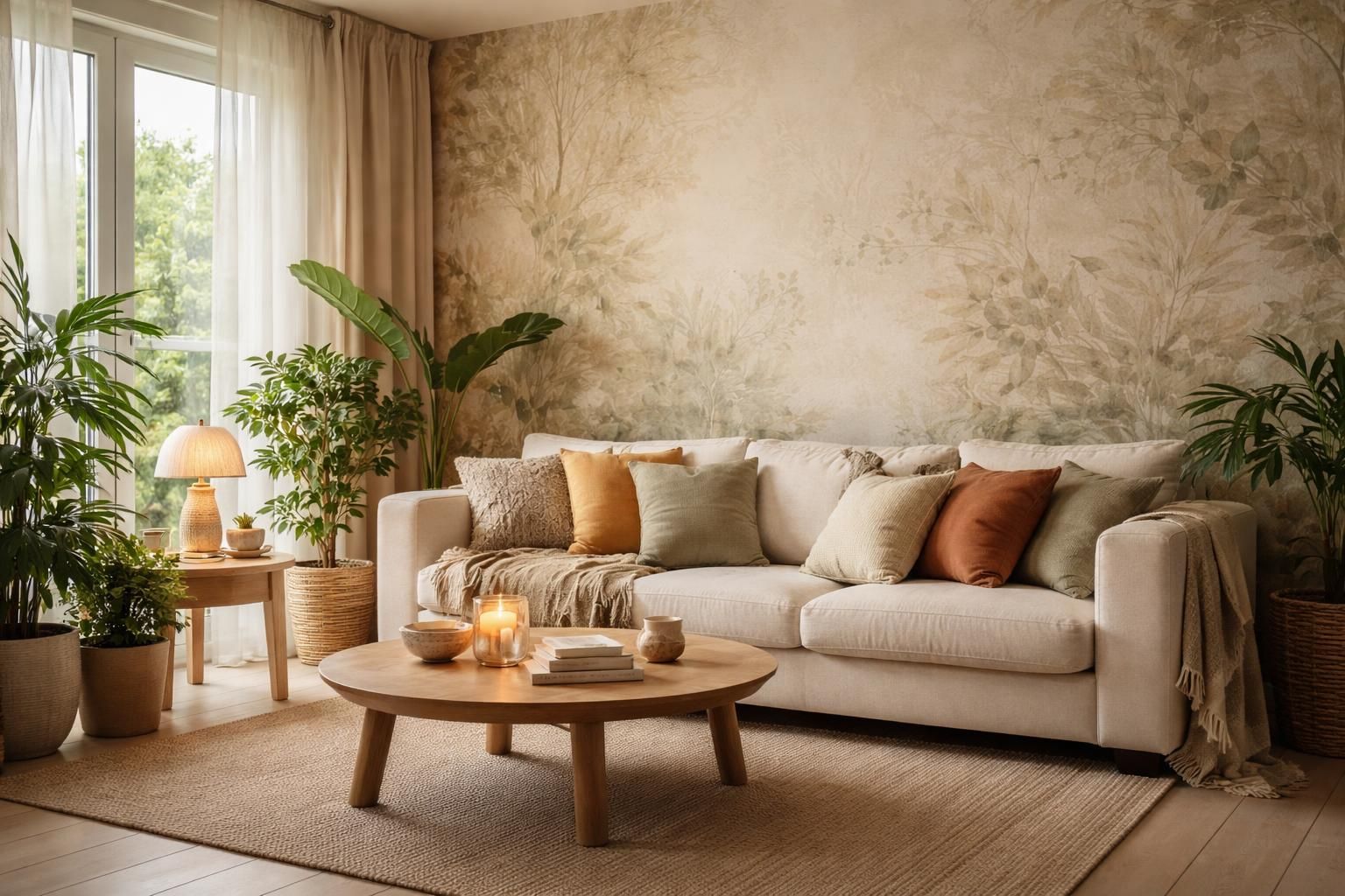 découvrez nos inspirations de papier peint cosy pour créer un salon chaleureux et moderne, alliant confort et style contemporain.