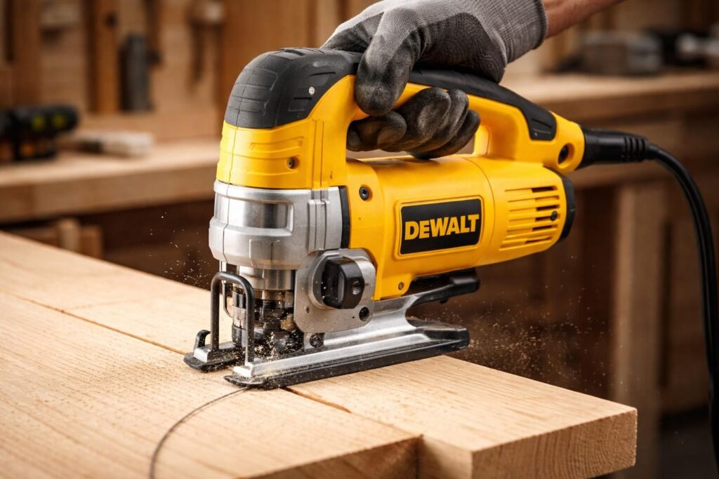 découvrez notre test complet de la scie sauteuse filaire dewalt dw333k, un outil haute précision idéal pour vos travaux de découpe exigeants.