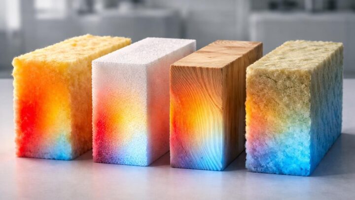 Efficacité des matériaux : comparer le R thermique pour mieux isoler