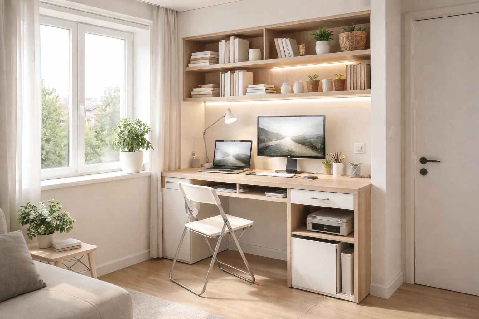 découvrez 10 idées astucieuses pour aménager un bureau fonctionnel et optimiser l'espace dans votre appartement.