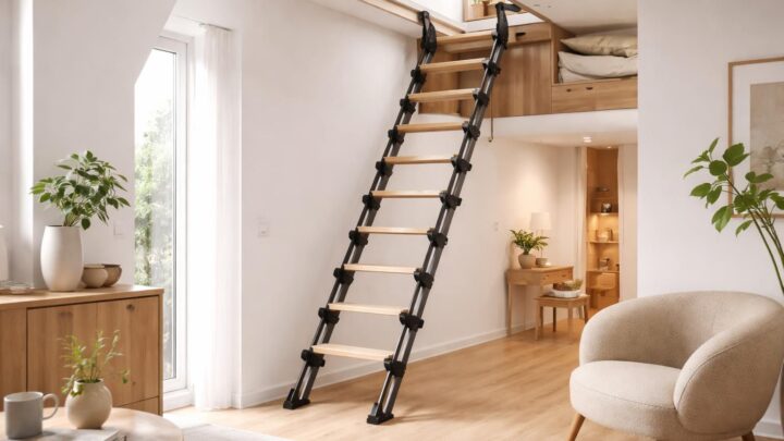 Gain de place : pourquoi installer un escalier escamotable télescopique ?