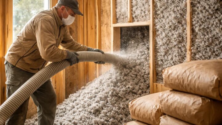 Informez-vous sur combien de sacs de ouate de cellulose au m2 sont nécessaires pour une isolation écologique