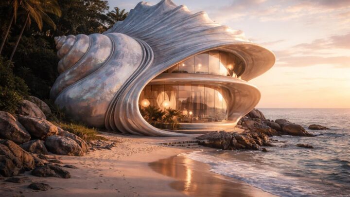 Inspiration : découvrez une maison incroyable en forme de coquillage