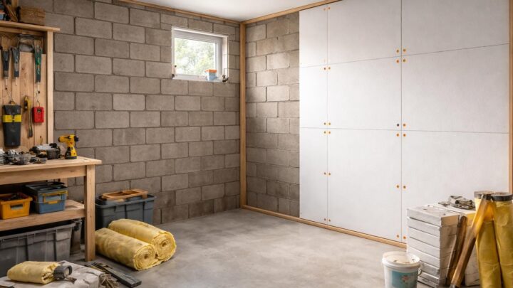 Isolation du garage en mur parpaing : un investissement rentable à long terme