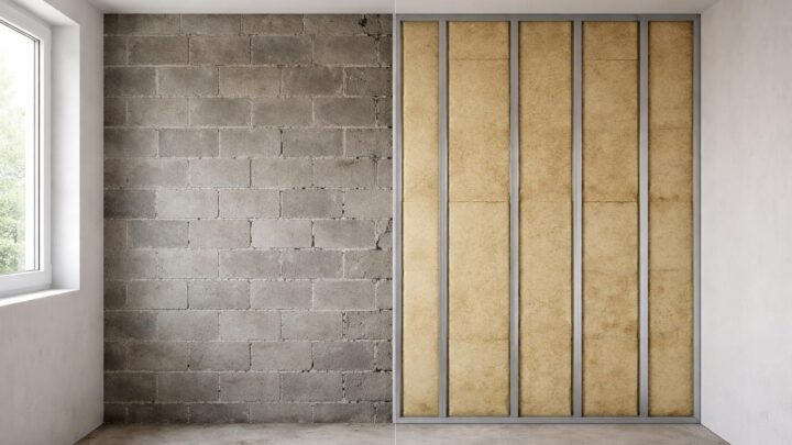 Isolation d’un mur en parpaing par l’intérieur : solution simple et efficace