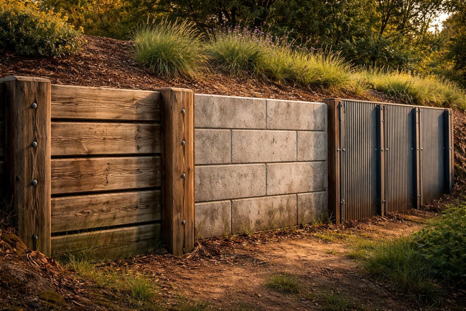 découvrez la durée de vie d'un mur de soutènement en bois et comparez-la avec celle d'autres matériaux pour choisir la solution la mieux adaptée à votre projet.