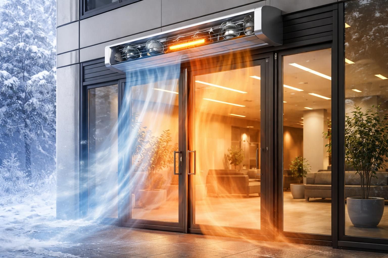 découvrez le fonctionnement du rideau d'air chaud et les réglementations essentielles à connaître pour son installation et son utilisation efficace.