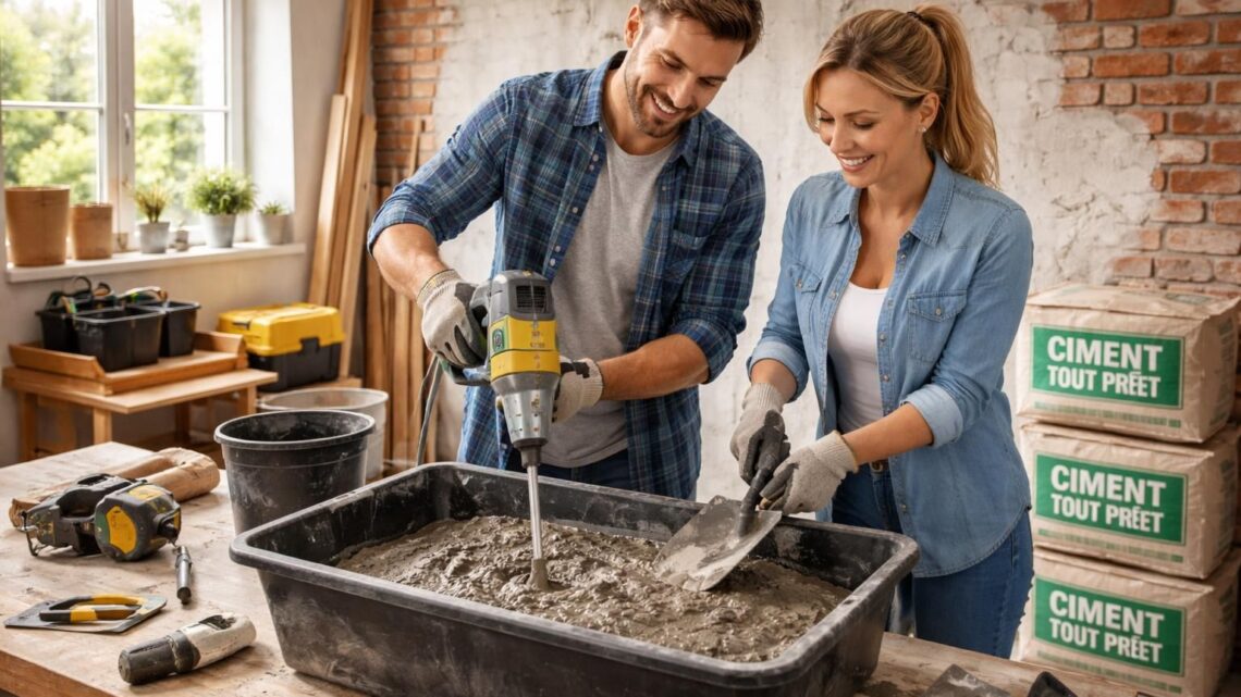 Découvrez pourquoi le ciment tout prêt est la tendance incontournable du bricolage