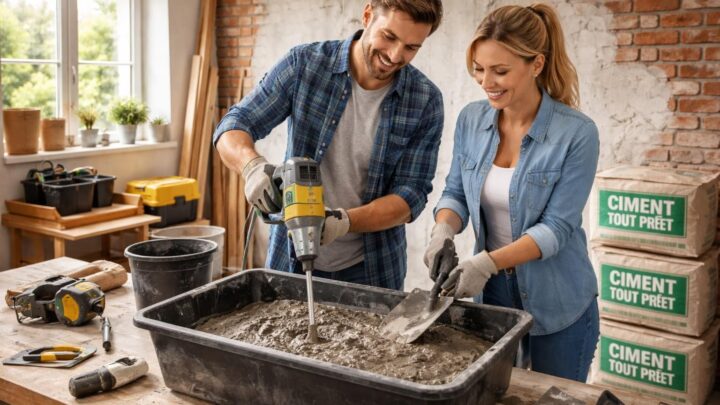 Découvrez pourquoi le ciment tout prêt est la tendance incontournable du bricolage